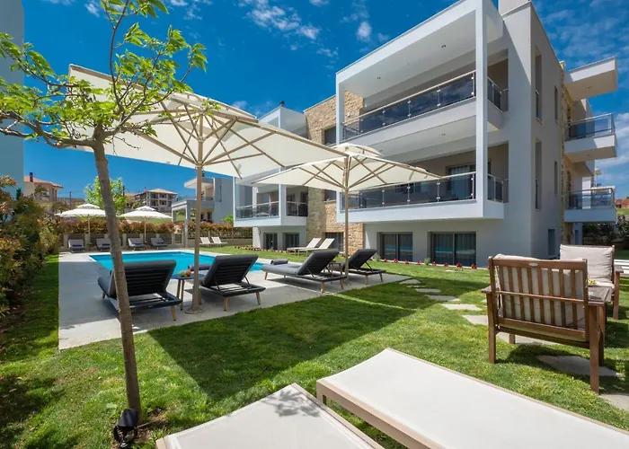 Sea Wind Luxury With Pool Kassandra Halkidikι דירה *