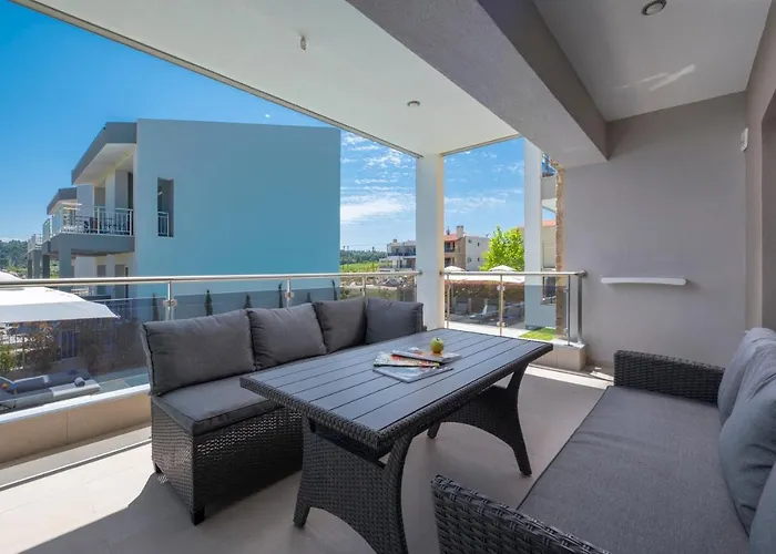 דירה Sea Wind Luxury With Pool Kassandra Halkidikι Néa Fókaia